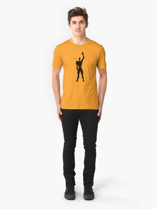 Alternate view of Le Corbusier - The Friendly Modular Man Slim Fit T-Shirt
