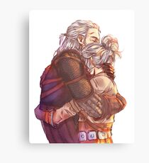 Father & Daughter Canvas Print
