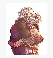 Father & Daughter Photographic Print