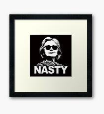 Hillary Clinton Böse Frau Gerahmtes Wandbild