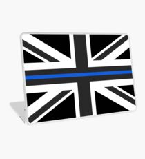 Thin Blue Line Union Jack UK Flag Laptop Skin