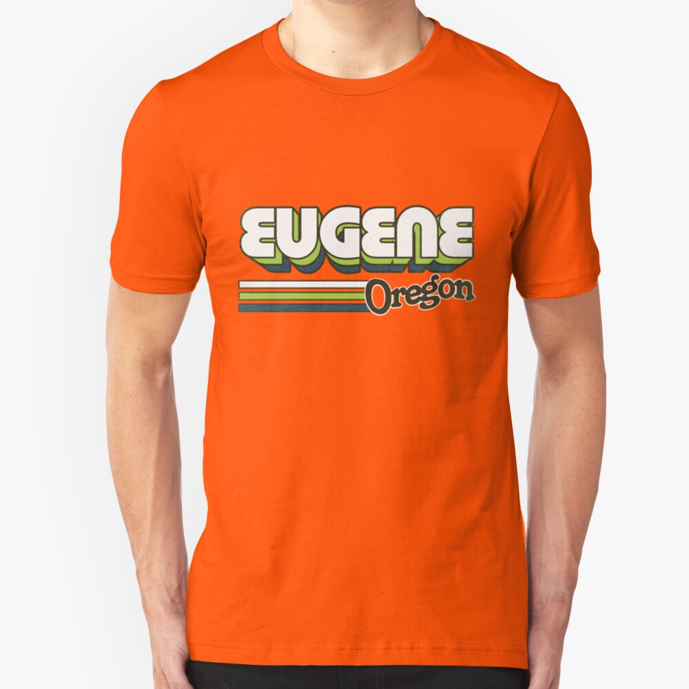 Eugene, OR | City Stripes Slim Fit T-Shirt