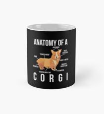 Anatomie eines Corgis Tasse (Standard)
