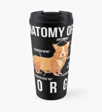 Anatomie eines Corgis Thermobecher