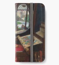 Ich bin halb krank von Schatten, sagte die Lady von Shalott - John William Waterhouse iPhone Flip-Case/Hülle/Klebefolie