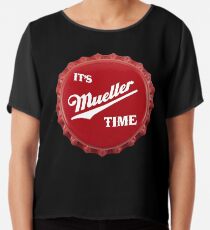 es & amp; s Mueller Time Red Chiffontop