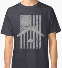 B-52 Stratofortress Distressed American Flag Design Classic T-Shirt