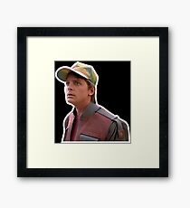 Marty McFly Framed Print