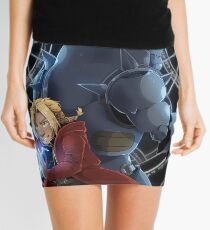 Fullmetal Alchemist Brotherhood Elric Brüder Drucken Minirock