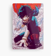Izuku Midoriya - Boku no Hero Academia | My Hero Academia Metal Print