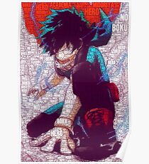 Izuku Midoriya - Boku no Hero Academia | My Hero Academia Poster