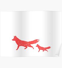 Fox in the Snow Poster