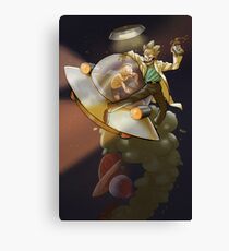 100 Years Rick and Morty Canvas Print