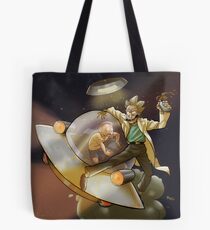 100 Years Rick and Morty Tote Bag