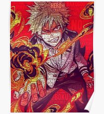 KATSUKI BAKUGOU - Boku no Hero Academia | My Hero Academia Poster