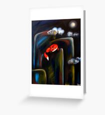 Fox & Moon Greeting Card