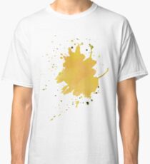 color blot spots yellow watercolor Classic T-Shirt