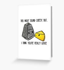 This might sound cheesy - Food Pun Greeting Card