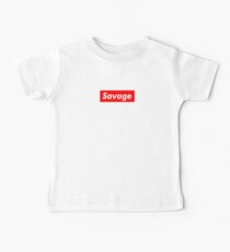 Supreme Box Logo - "Savage Supreme" Baby Tee