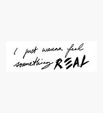 itch handwriting Photographic Print