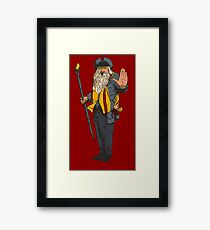 You Shall Not Pass Framed Print