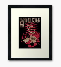 No One Knows Framed Print
