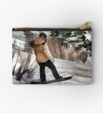 Getting Air - Snowboarder Studio Pouch