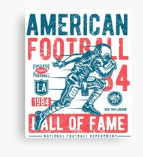 American Football Canvas Print