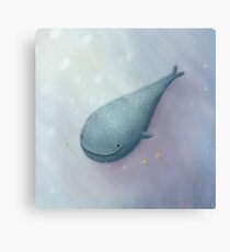 Happy Whale Shark Canvas Print