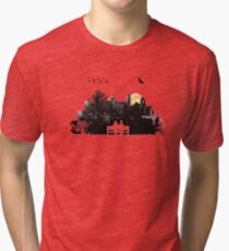 City Moonrise Tri-blend T-Shirt