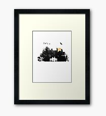 City Moonrise Framed Print