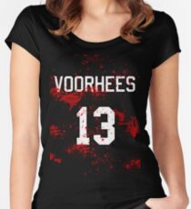 Jason Voorhees Jersey Women's Fitted Scoop T-Shirt