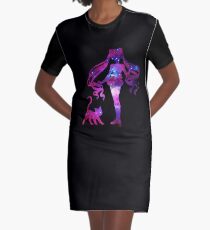 Cosmic Guardian Sailor Moon Graphic T-Shirt Dress