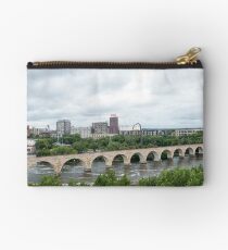 Historic Stone Arch Bridge - Minneapolis, MN, USA Studio Pouch