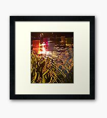 Rainbow Chihuly on a Pond Framed Print