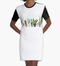 Cactus Graphic T-Shirt Dress