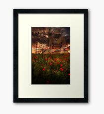 Tending the Fallen Framed Print