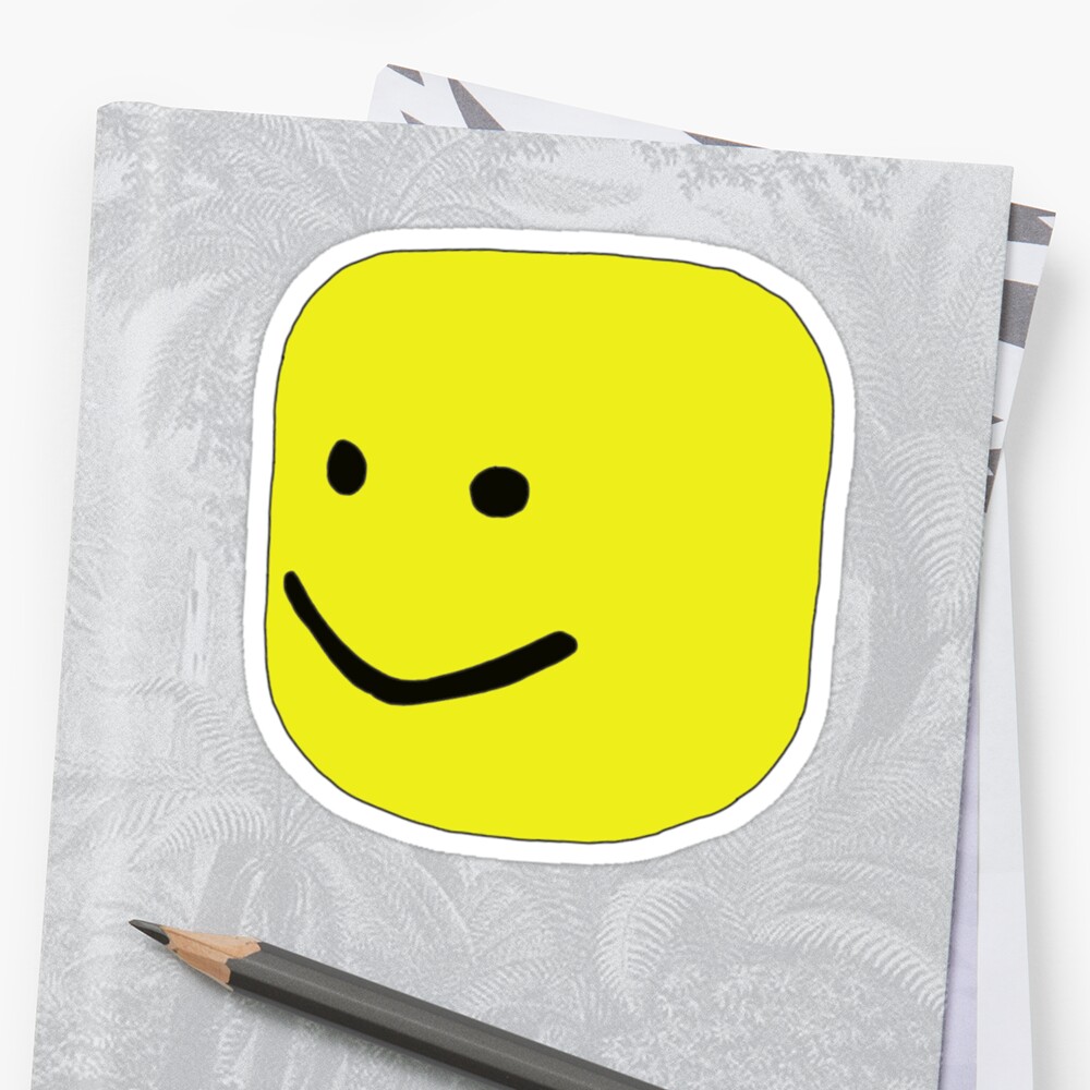 Pegatina Roblox Oof De Leo Redbubble