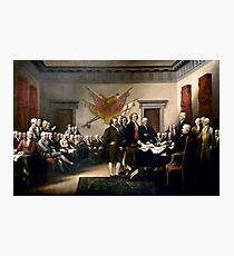 Signing The Declaration Of Independence Photographic Print