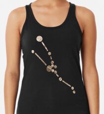 Zodiac Constellation Taurus Racerback Tank Top