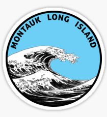 MONTAUK LONG ISLAND NEW YORK SURFING SURF SURFER Sticker
