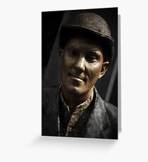 Street performer. Greeting Card