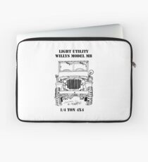 Light Utility Willys Model MB Jeep (1) Laptop Sleeve