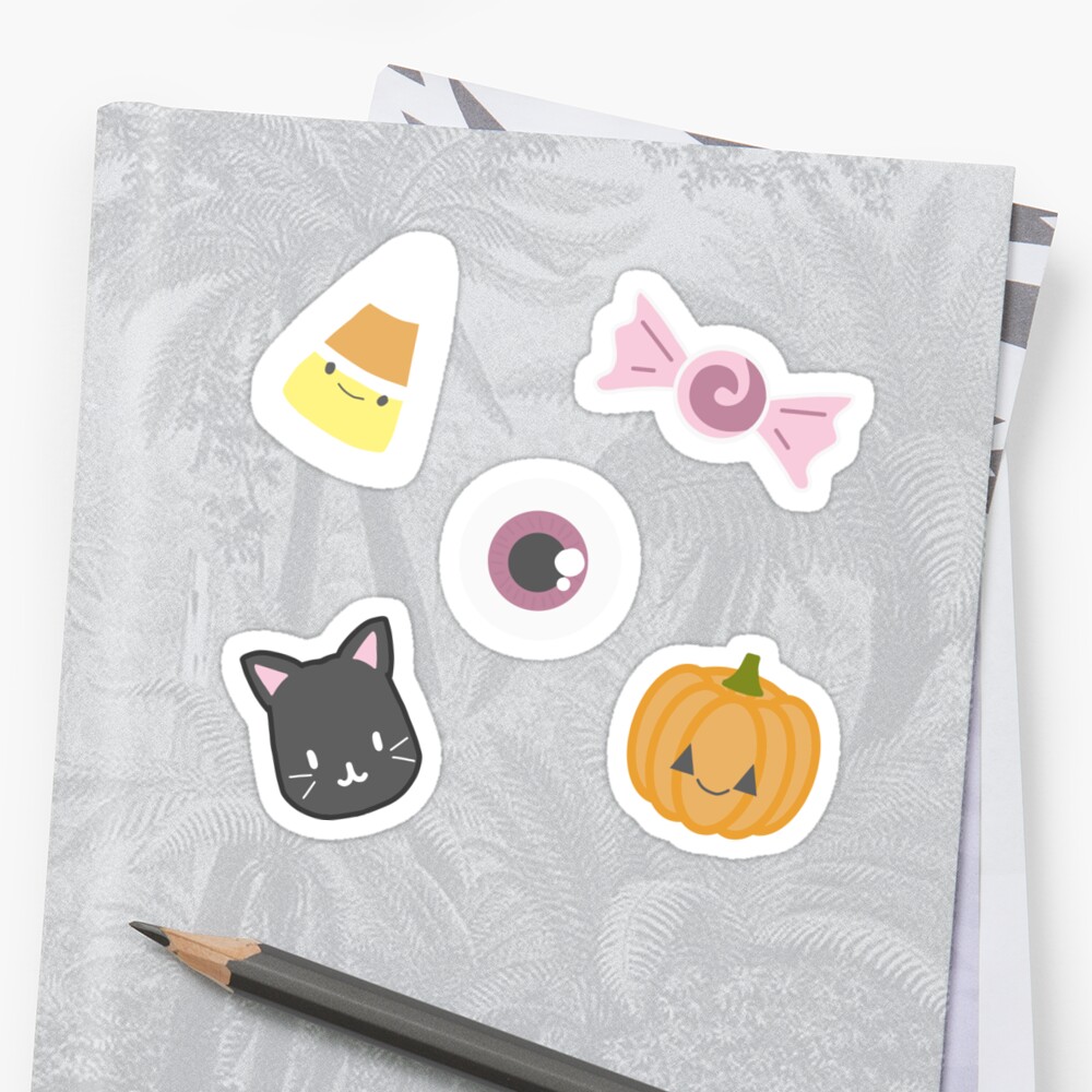 "CREEPY AND CUTE" Sticker By Rachelanna | Redbubble