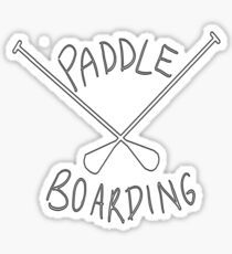 Paddleboarding Sticker
