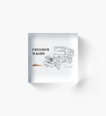 G503 jeep, the Freedom Wagon! (1) Acrylic Block