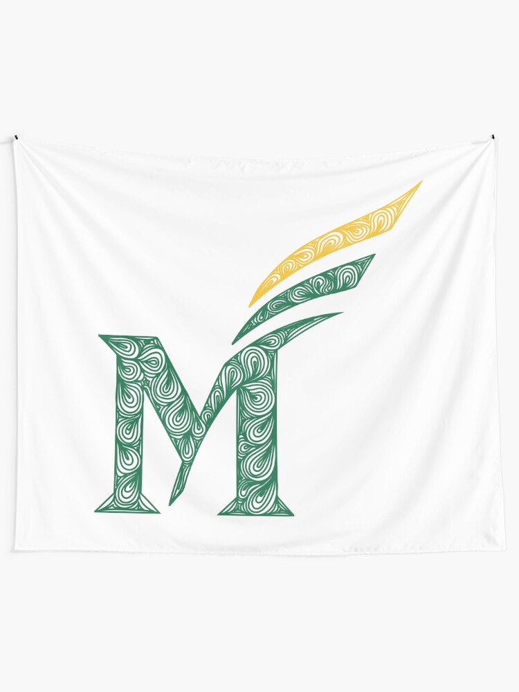 George Mason University Gmu Tapestry By Juliavindigni Redbubble