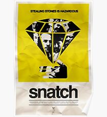 snatch minimalist poster Poster
