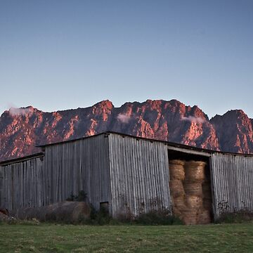 Artwork thumbnail, Hayshed at Sunset by wootton60