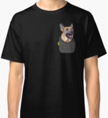 German Shepherd FU Pocket Classic T-Shirt